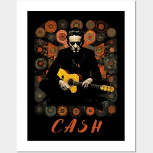 Johnny Cash Outlaw Classic Country Music Fan Posters and Art